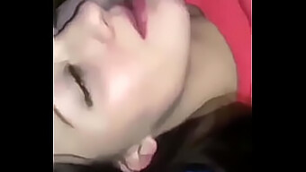 My Girlfriend Gives A Blowjob In A Homemade Video