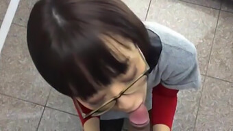 Asian Amateur Blowjob In Public