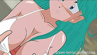 Dragon Ball Z Hentai: Bulma En Un Trío De Dibujos Animados