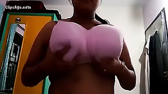 Sri Lankan Bbw'S Sensual Strip Tease For Her Lover