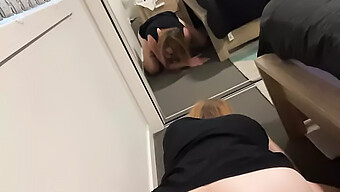 Nerdy Teen In Black Enjoys A Backdoor Experience With A Fucking Machine