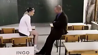 Young German Girl Enjoys Her After-School Punishment