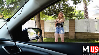 Amber Moore'S Erotic Encounter With A Mysterious Stranger In A Car