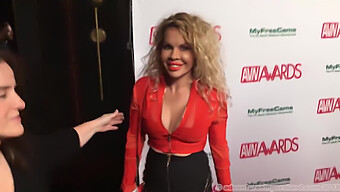 Emmy Demure, Sabina Rouge, Riley Nixon Et Tee Reel Lors Des Nominations À L'Avn 2018