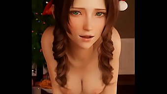 Final Fantasy 7:N Aerith Kuumassa Pov Cowgirl -Ajelussa