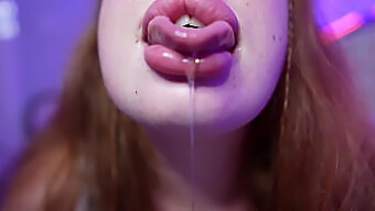 Yola Flimes' Tantalizing Facial Show With Deepthroat And Cum Play