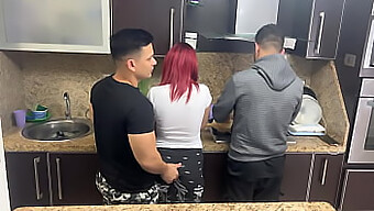 Wife'S Pov Of Her Husband'S Friend Grabbing Her Ass While She Cooks For Him In A Cuckold Video