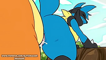 Lucario की मोटी चूत Charizard द्वारा गर्म पोकेमॉन वीडियो में चोदी जाती है।