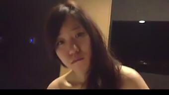 Korean Coed Gives A Sensual Blowjob To Her Dorm Mate