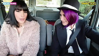 Rosa Rozita And Elena Hatzi Showcase Their Skills In A Faux Taxi Ride