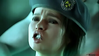 3d Parody Of Jill Valentine Getting Penetrated By Massive Member