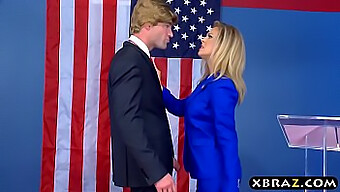 Interracial Milf Ivanka Drumpf Gets Anal Fucked By A Surgeon