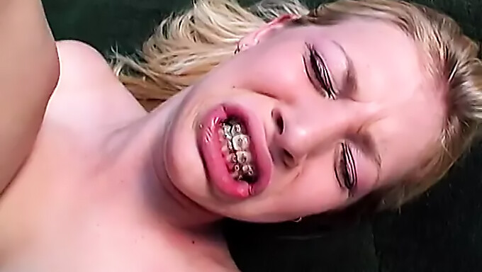 A Young Blonde Gets Her Face Covered In Cum After Getting Analed By A Tattooed Stud