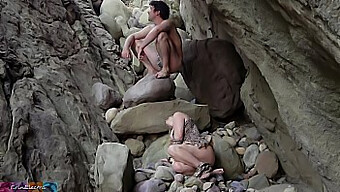 Primitive Babe Enjoys Rough Sex In A Cave