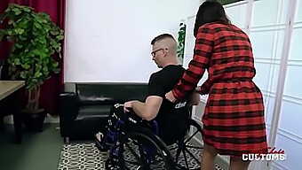 Astonishing Milf Seduces Her Disabled Boyfriend With Her Alluring Beauty