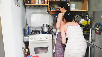 A Wild Latin Woman Gets Her Insane Desires Fulfilled In The Kitchen