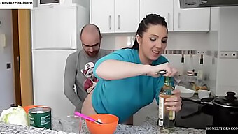 Steamy Kitchen Sex With Pamela And Jesus - A Spanish Homemade Amateur Video