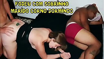 Young Brazilian Gets Intimate With Step Aunt Melissa Alecxander In Bed