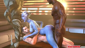 Liara T'Soni'S Big Tits And Ass Take Center Stage In Intense Sex Scene