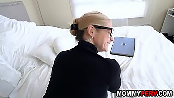 Mature Blonde With Big Ass Finds Out Her Son'S Watching Stepmom'S Intimate Content In Pov